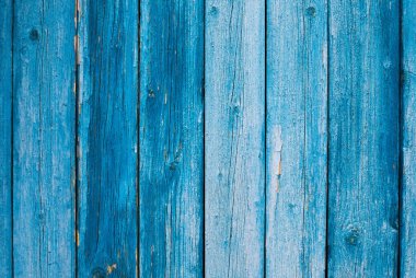 Yıpranmış mavi ahşap arka plan dokusu. Sefil mavi boyalı ahşap.