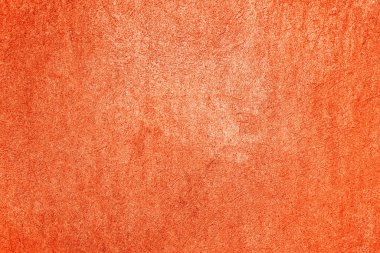Yanmış turuncu duvar dokusu. Soyut somut arkaplan.