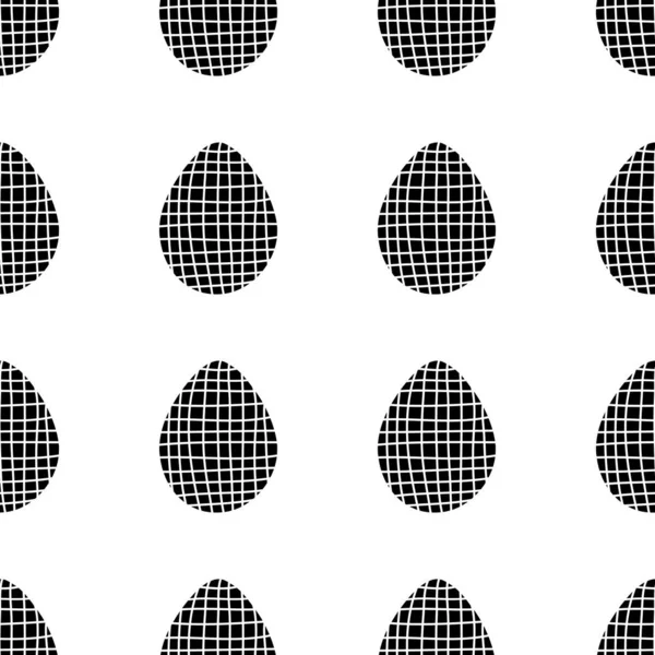 Paskalya yumurtalarından elde çizilmiş kusursuz desenler. Beyaz bir arkaplanda izole edilmiş.