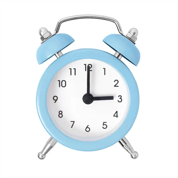 Retro alarm clock isolated on white background. — Stock Photo, Image