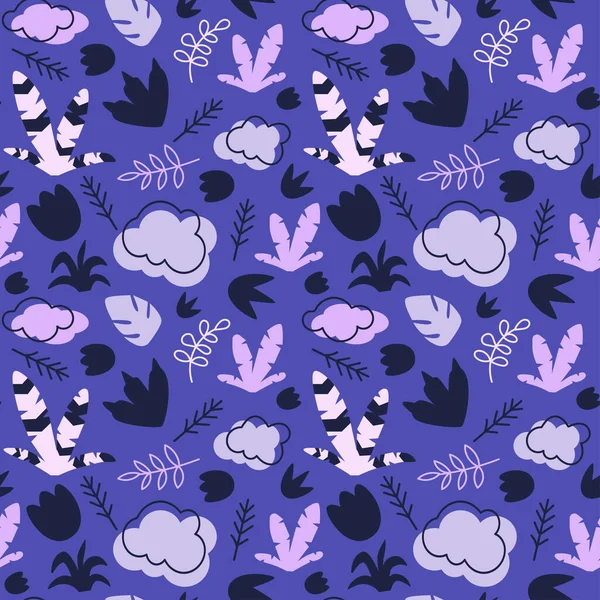 Dinosaurs seamless pattern — Stock Vector