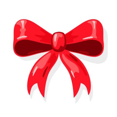 Hediye paketi için kırmızı kurdele kurdelesi, tatil paketi. Noel süslemeleri için takdire şayan.