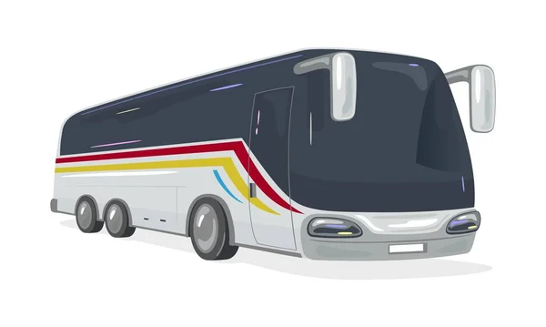 Cartoon transporte público de ônibus — Vetor de Stock