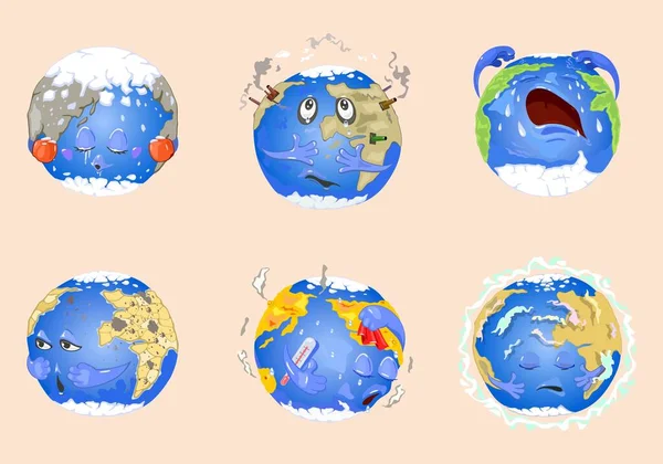 Deshielo de los glaciares: vectores, gráficos, imágenes vectoriales