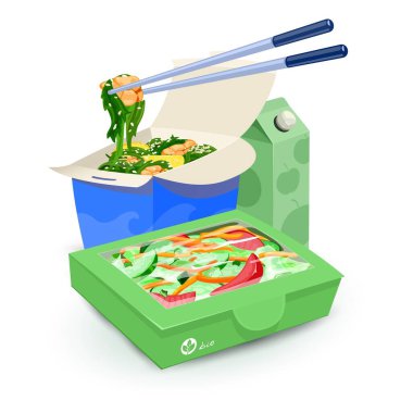 İşe öğle yemeği servisi.