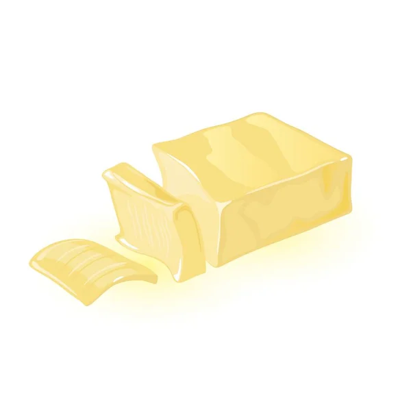 Kreslené kalorické máslo — Stockový vektor