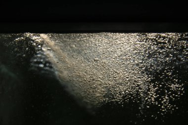 Su altında kabarcıklar. Soyut. Kapat.. 