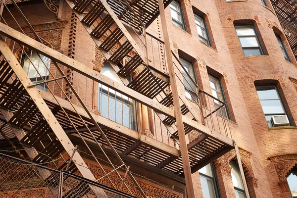 Typische residentiële gebouwen in Boston — Stockfoto