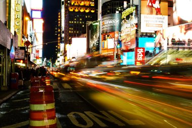 New york şehrinin sokakları