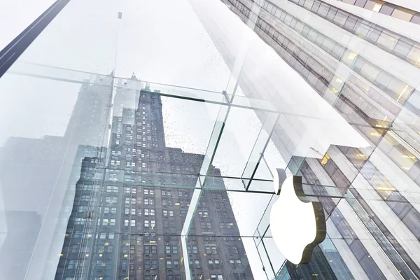 Sklep Apple w Nowym Jorku — Zdjęcie stockowe