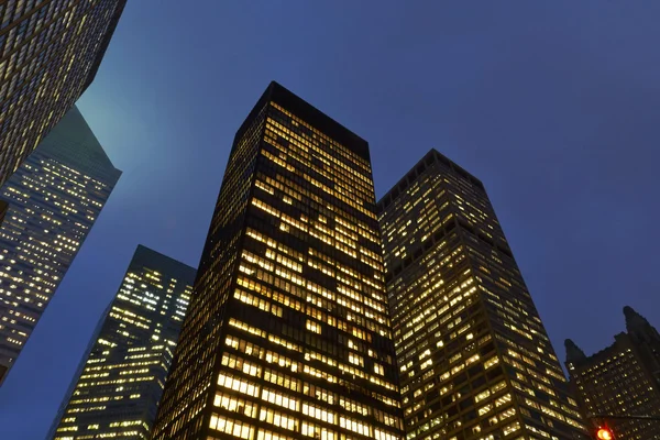 New York kontorsbyggnader — Stockfoto