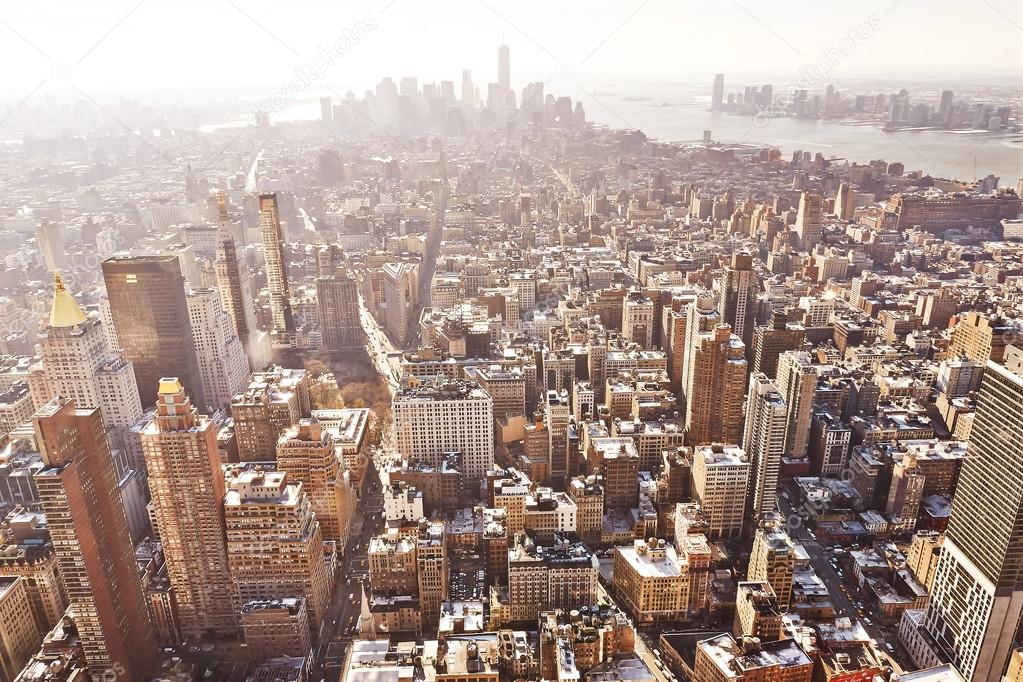 Buildings on Manhattan