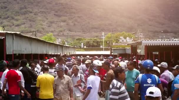 Spectators at the mauritian turf club — Stock Video