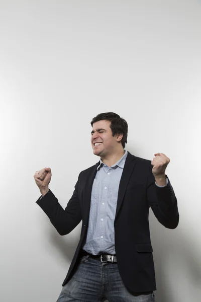 Studio shot of successful businessman — Zdjęcie stockowe