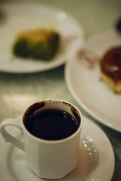 Kleine Turkse koffie — Stockfoto