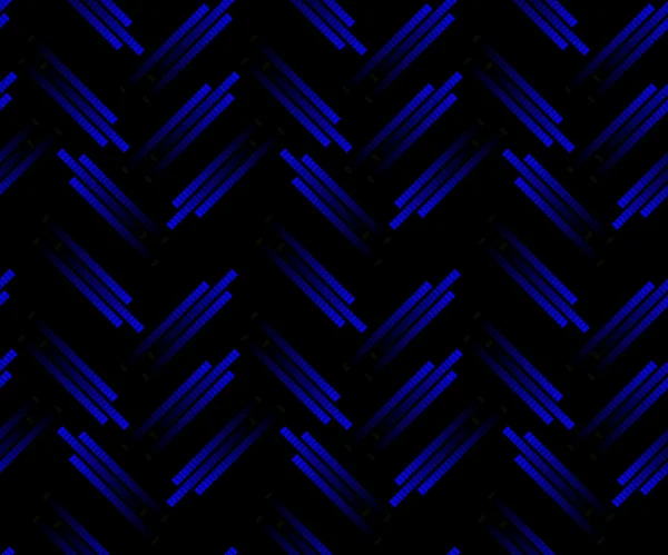 Blue neon tech seamless pattern. Лазерная отметка в траектории индикатора. Огни в городе . — стоковый вектор