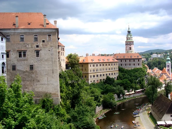 Cesky Krumlov, vieille ville en République tchèque — Photo