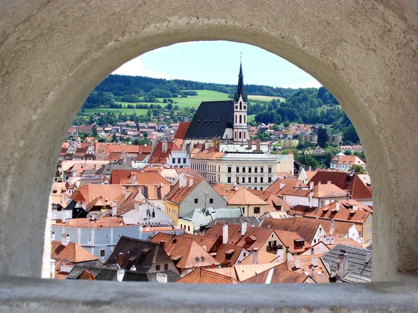 Cesky Krumlov, old town in Czech Republic — Stock Photo, Image