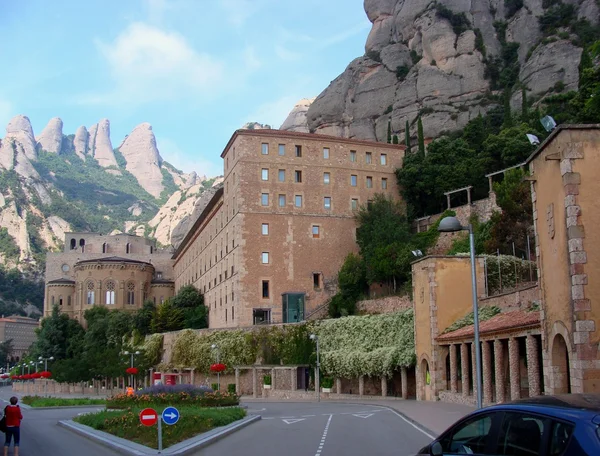 Montserrat klasztor, Katalonia, Hiszpania — Zdjęcie stockowe