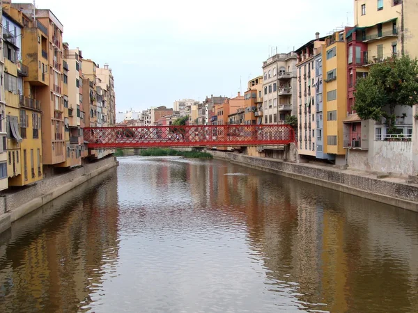 Eiffel-híd a Girona, Katalónia, Spanyolország — Stock Fotó