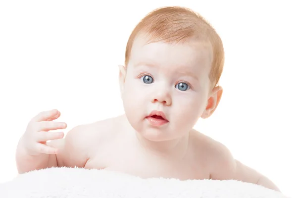 Baby on a white background — Stock Photo, Image