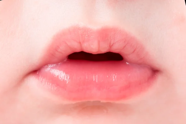 Baby's mouth — Stock Photo, Image