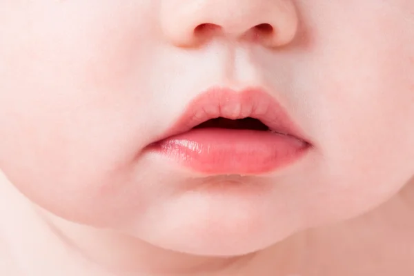 Baby's mouth — Stock Photo, Image