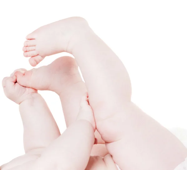 宝宝的腿 — 图库照片