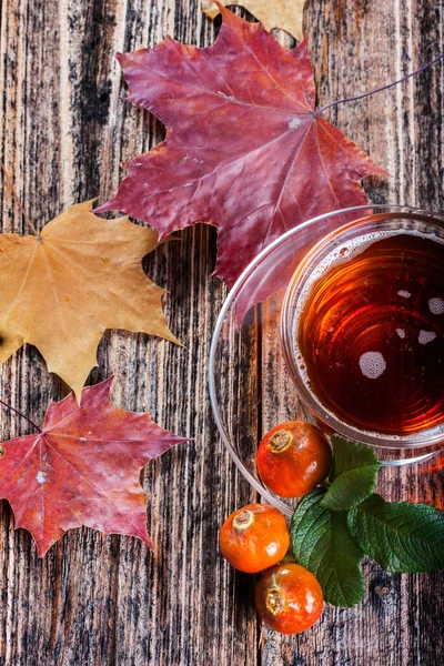 Tè con rosa canina — Foto Stock