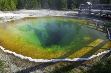Sabah Zaferi Havuzu, Yellowstone Ulusal Parkı 'nın en popüler termal kaynaklarından biri.