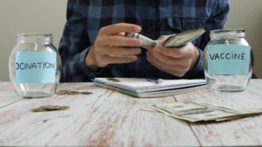 Bağış ve aşı için para biriktiriyorum. Bütçe planlama stratejisi