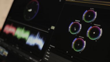 Video düzenleme. Renk düzeltmesi. Film yapımcılığı. Video düzenleme programı. Yapım sonrası