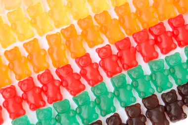 gummy bears series background texture closeup clipart