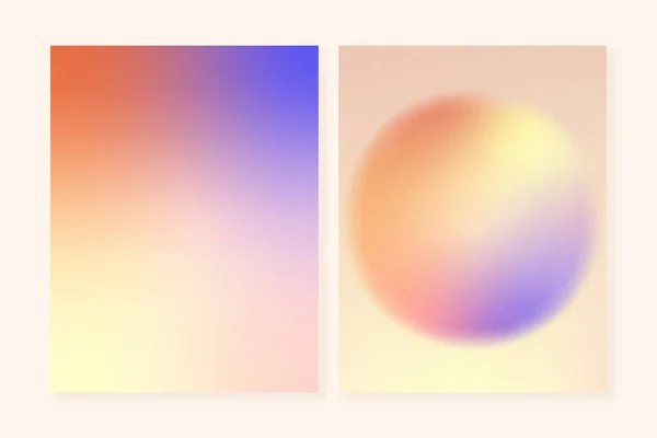 Abstract orange and purple grainy gradient backgrounds. For brochures, flyers, catalogs, branding, business cards and other projects.