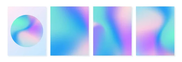 Bir dizi gradyan holografik geçmiş. Kapaklar, duvar kağıtları, markalaşma ve diğer projeler için. Ağ ve yazdırma için kullanılabilir.