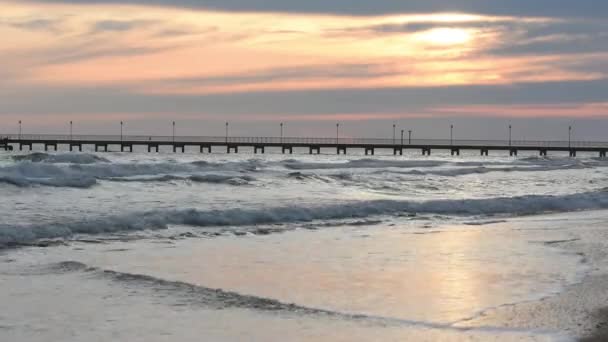 Navy Pier al tramonto — Video Stock