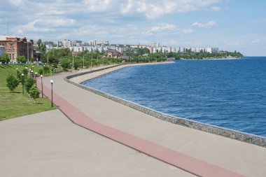 Merkezi gezinti Kamyshin Volgograd bölgesinin görünümü