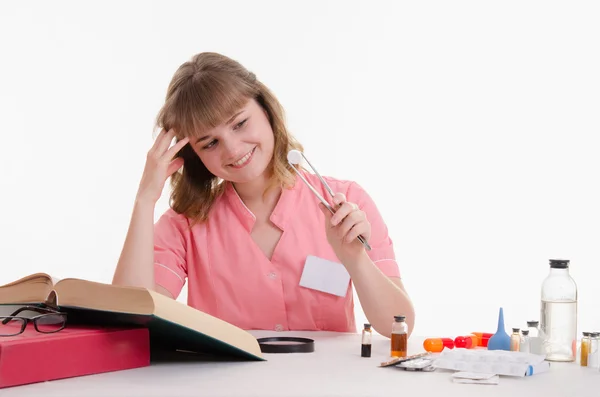 Student Pharmacist found in the directory name pills — Stock Photo, Image