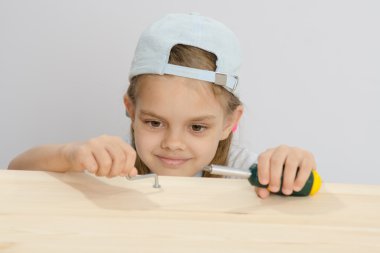 Babama yardım çocuk vida spin