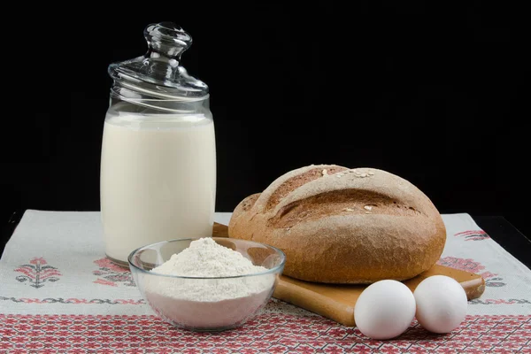 Still life with drying milk sweet straw — Stock Photo, Image