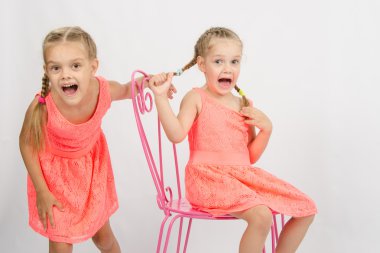 Eğlenceli ve Not iki kız orgazm