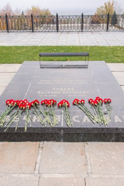 Mezar Vasiliy Çuykov, keder tarihsel anıt karmaşık - Stalingrad Savaşı kahramanları için yüzölçümü
