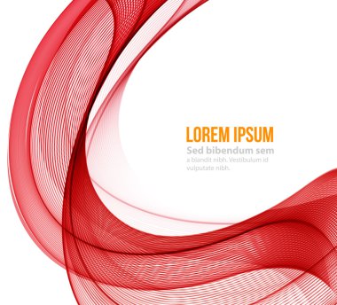 Soyut hareket dalga illüstrasyon