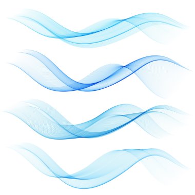 Soyut renk dalgası tasarım ögesi