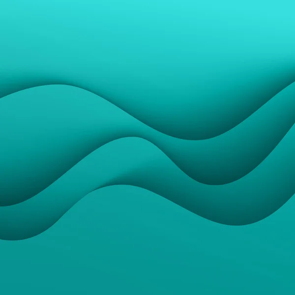 Modello vettoriale blu Sfondo astratto con linee curve e ombra. Per flyer, brochure, opuscolo, progettazione siti web — Vettoriale Stock