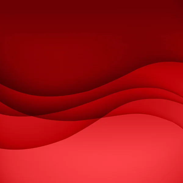 Red vector Template Abstract background with curves lines and shadow. For flyer, brochure, booklet, websites design — Stock Vector