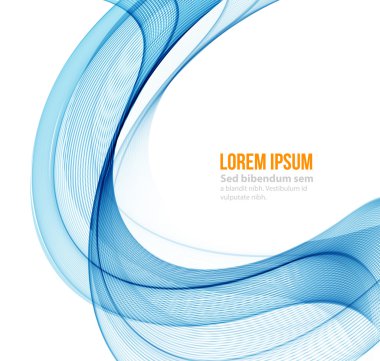 Soyut renk dalgası tasarım ögesi