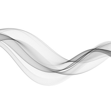 Soyut renk dalgası tasarım ögesi