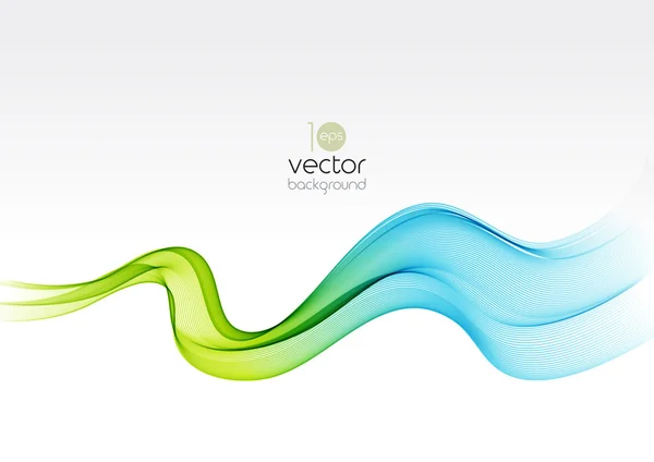 Fondo de onda transparente colorido abstracto — Vector de stock