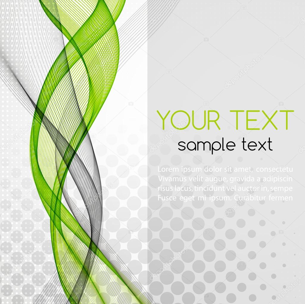 Abstract green color template background.